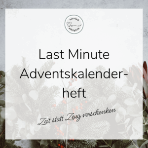Cover Adventskalenderheft