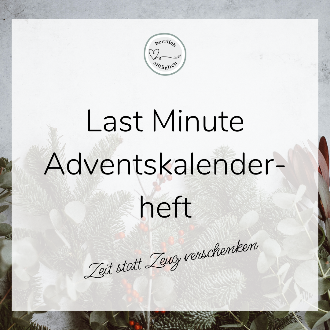 Cover Adventskalenderheft